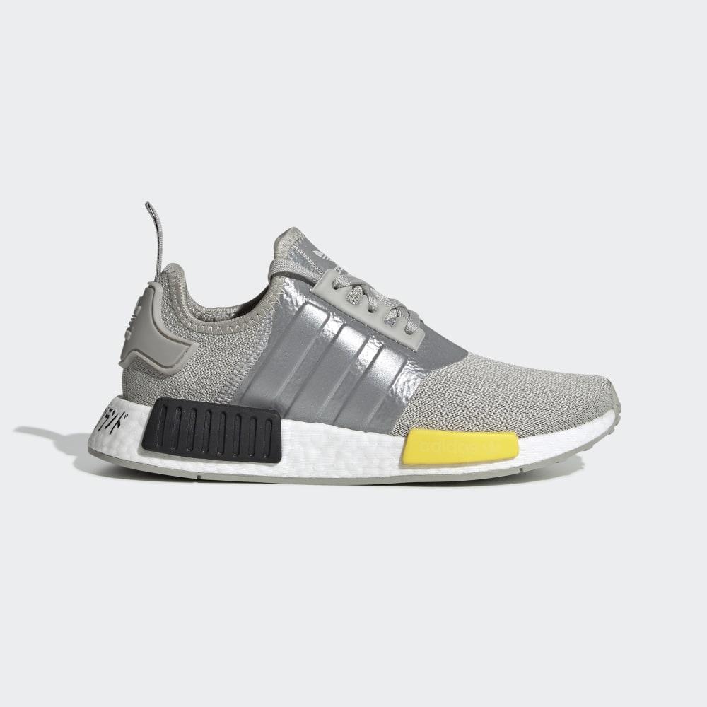 Adidas Boys' NMD_R1 Originals Shoes Grey/Yellow/Black Ireland EF5857